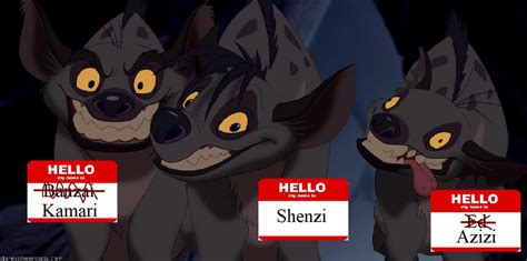 hyena names in lion king|More.